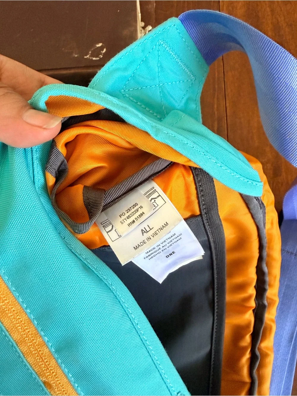 Patagonia Messenger Bag 15L Teal Purple Laptop Crossbody Bag